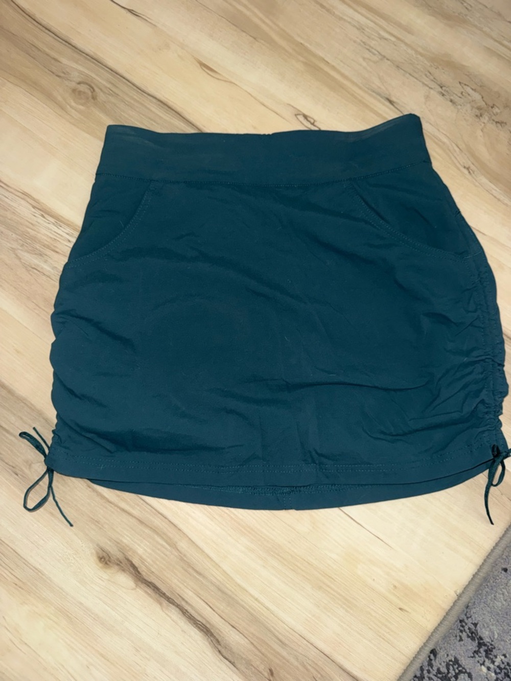 Columbia Teal Drawstring Active Skort